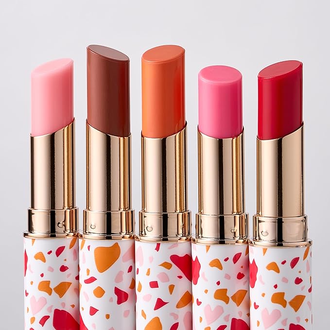 Lip Balm – Long-Lasting Hydration with Natural Color – Korean Beauty, Oasis Plant Complex, Silicone-Free, Vegan & Cruelty-Free Lip Care (005 Ruby Red)