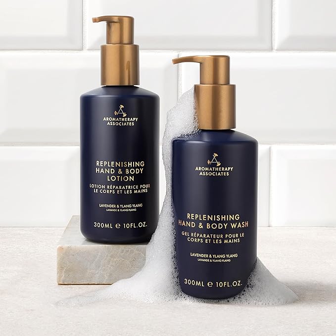 Aromatherapy Associates Balance Replenishing Hand and Body Wash – Fresh, Moisturizing Liquid Soap with Pump Dispenser, 10 fl oz