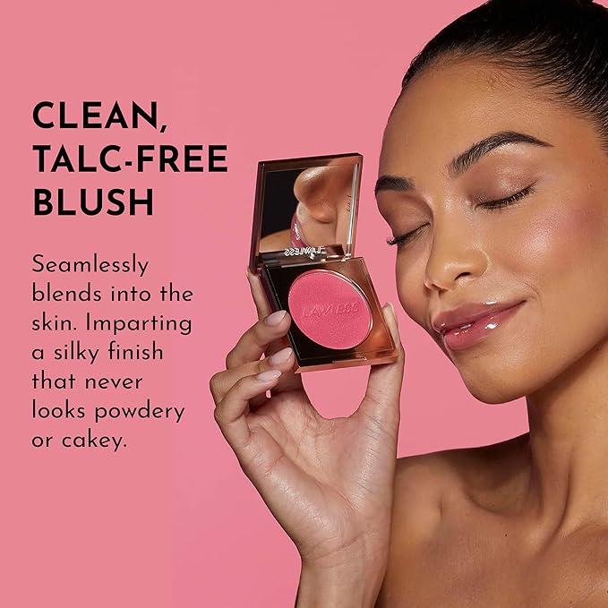 LAWLESS Make Me Blush Talc Free Velvet Blush, Watermelon, Pink, 0.18 Ounce