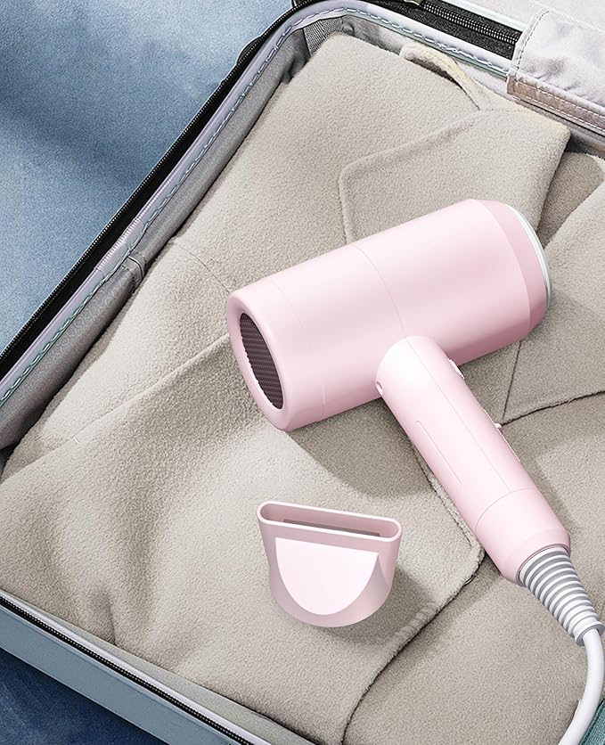 Hair Dryer with Diffuser, CONFU Hair Dryers for Women, Blow Dryers for Men, Hairdryer with Diffuser Attachment, Portable Lightweight Fast Drying Negative Ion Hairdryer for Home