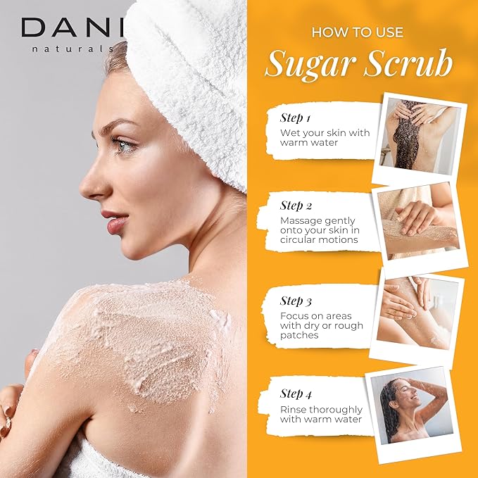Naturals Sugar Scrub - Gently exfoliates with organic cane sugar, leaving skin soft and radiant. Infused with grapefruit and ginger, it deeply moisturizes. 14 oz