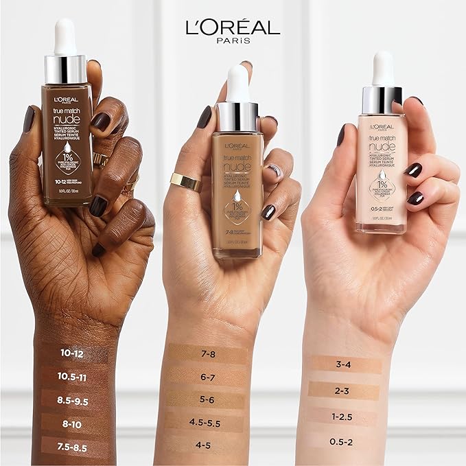L'Oreal Paris True Match Nude Hyaluronic Foundation - Cool Deep 7.5-8.5