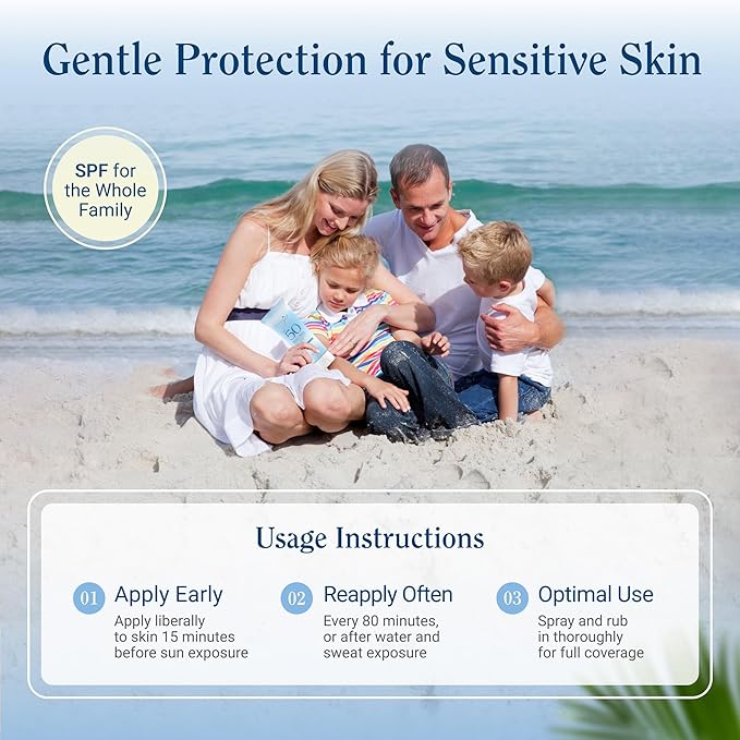 Florida Glow Water Based Sunscreen Lotion SPF 50, 8 OZ Pack of 1 - Florida keys and Hawaii act 104 reef compliant (oxybenzone and octinoxate free)- great for Kids and sports