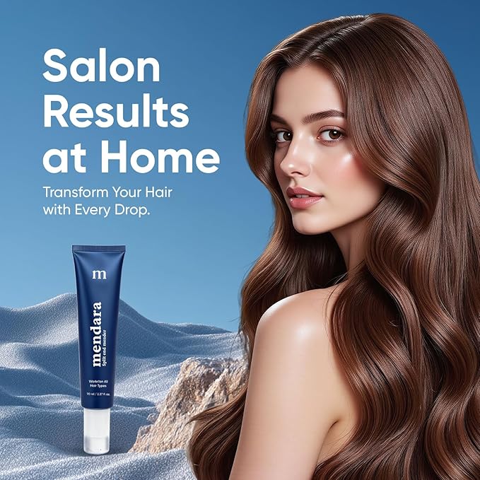 Split End Mender Hair Serum – Helps Seal the Appearance of Split Ends, Smooth & Nourish Dry, Damaged Ends, Lightweight Leave-In Anti-Frizz Treatment with Flaxseed Extract & Keratin, 70 mL