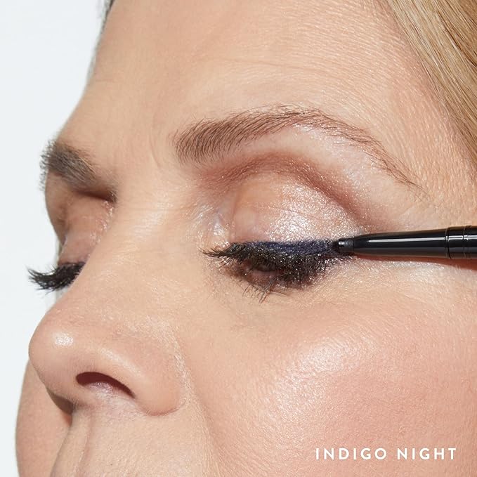 LAURA GELLER NEW YORK INKcredible Gel Eyeliner - Indigo Night - Waterproof Smudge-proof Eyeliner Pencil - Built in Sharpener