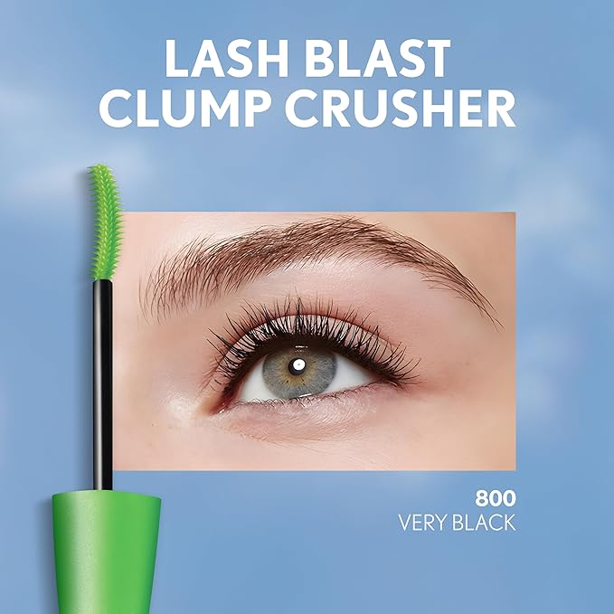 COVERGIRL Clump Crusher Waterproof Mascara, 20X More Volume, Double Sided Brush, Long-Lasting Wear - 835 Black Brown Waterproof (Pack of 1)