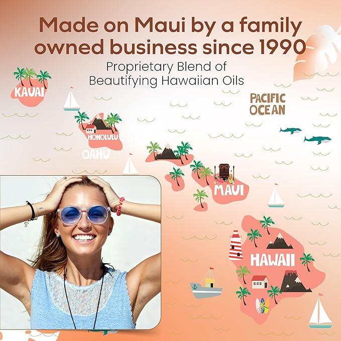 Island Essence Tamanu Miracle Oil – Maui Miracle Blend with Organic, Cold-Pressed & Virgin Tamanu Nut Oil for Skin, Face & Hair Care – 4.5 oz Bottle for Body Massage - Massage oils