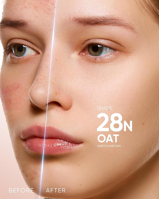 Full Coverage Cushion Foundation, Weightless, Skin Fit, Satin Glow Finish, Oil-Control Waterproof Foundation, Sweatproof Flawless BB Cream CC Korean Makeup