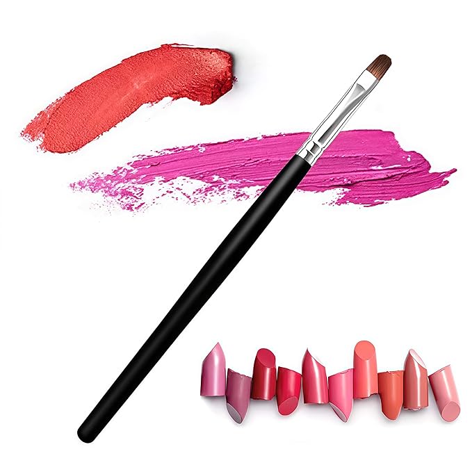 2 pcs Lip Brush Concealer Brushes ，Lipstick Gloss Brushes Applicators Eyeshadow Lip Liner Makeup Brush Cosmetics Make Up Tools, Small Make Up Brushes