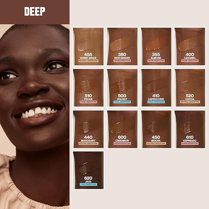Revlon Liquid Foundation, ColorStay Face Makeup for Combination & Oily Skin, SPF 15, Medium-Full Coverage with Matte Finish, 510 Pecan, 1 Fl Oz