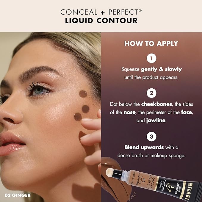 Milani Conceal + Perfect Liquid Contour for Added Definition, Face Lift Collection - Honey