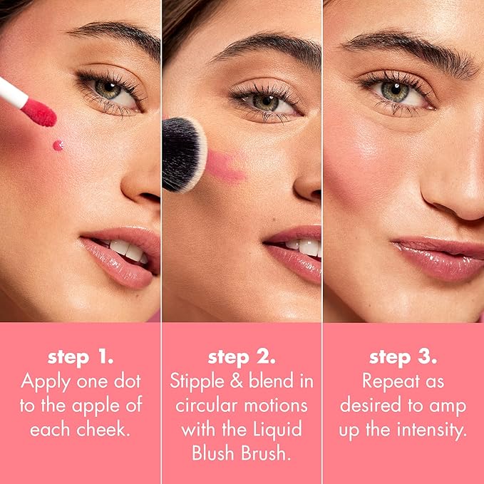 e.l.f. Camo Liquid Blush, Long-lasting Liquid Blush For High-pigment Color, Creates A Soft, Dewy Finish, Vegan & Cruelty-free, Bold-Faced Lilac