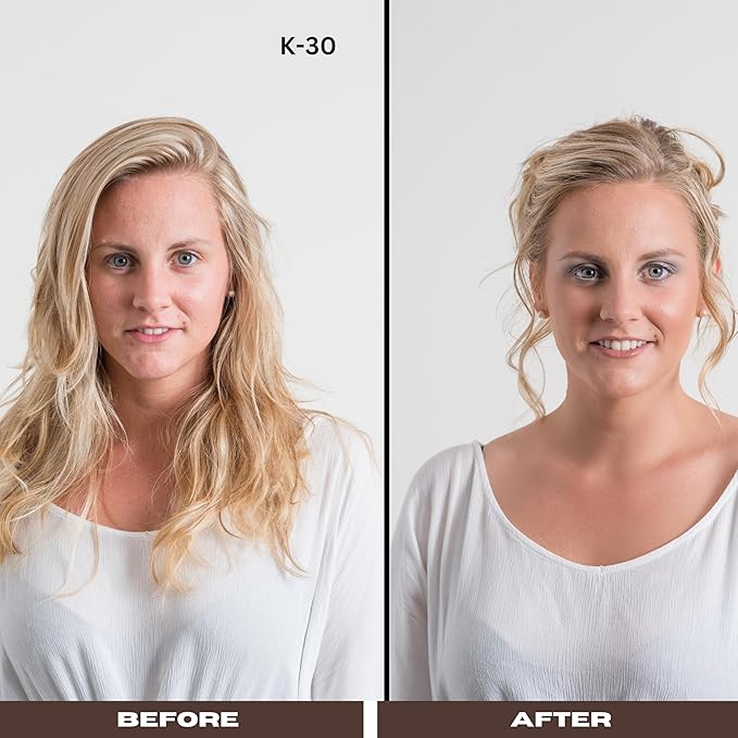 Koschiq Soft Matte Powder + Foundation – 2-in-1 Compact with Oil Control & Blurring Effect | 24hrs stay Longwear, Buildable Matte Finish | k-30. Fair with warm neutral undertone)