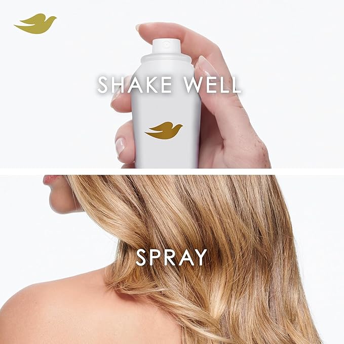 Dove Flexible Hold Hairspray 6 ct Protect Micro-Mist for Long-lasting Hold, Protection Against Humidity All-day Flexible Hold for 24H Frizz Control 5.5 oz