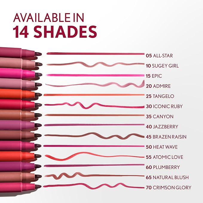 COVERGIRL Outlast, 60 Plum Berry, Lipstain, Smooth Application, Precise Pen-Like Tip, Transfer-Proof, Satin Stained Finish, Vegan Formula, 0.06oz