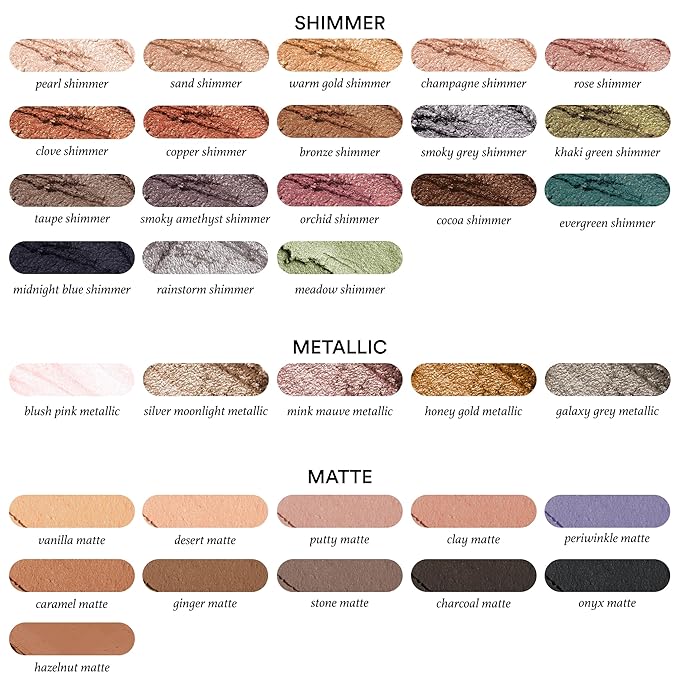 Julep Eyeshadow 101 Crème-to-Powder Waterproof Eyeshadow Stick Duo – Long-Lasting, Crease-Proof, Easy Apply with Built-in Smudger - Blush Pink Shimmer & Mink Mauve Shimmer