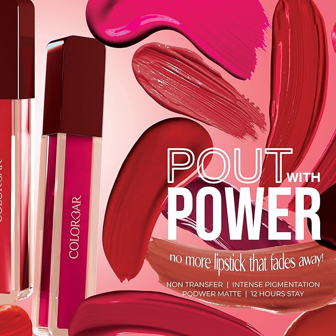 Powerkiss Vegan Matte Lipcolor - Hydrating Matte Lipstick - Talc-Free and Highly Pigmented Liquid Lipstick - 001 Show Down - 0.16 oz