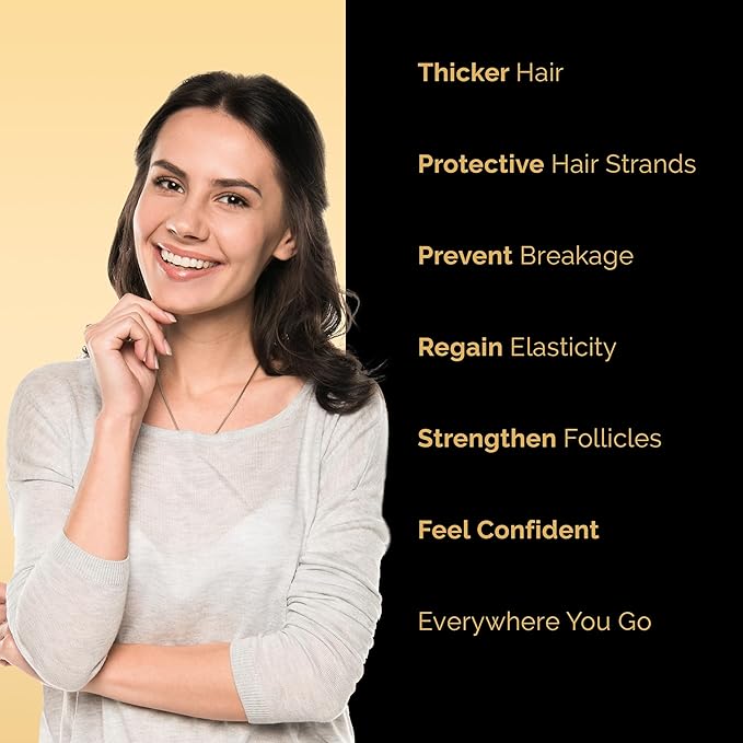Hair Growth Serum 1.7 fl oz - Anti-Thinning Hair Regrowth - Hair Loss Treatments for Women and Men made with Biotin, Caffeine, Menthol, Niacinamide - Hair Plush by Ultrax Labs