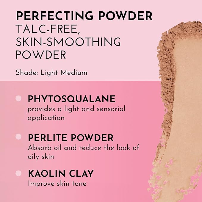 LAWLESS Talc Free Skin Smoothing Powder, Light Medium, Tan, 0.34 Ounce (Pack of 1)