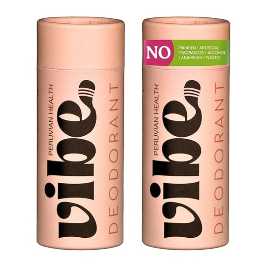 Aluminum Free Natural Deodorant for Women and Men 2 Pack - Long Lasting Odor Control with Organic Coconut Oil and Beeswax for Sensitive Skin, Plastic Free