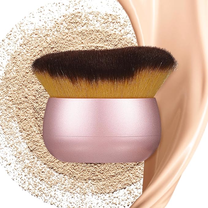 Extra Large Body Makeup Brush For Self Tanner Leg Makeup Bronzer Blend Wet Dry Use Oval Face Back Make Up Brush Mousse Blending Brushes for Provides More Even Pretty Application