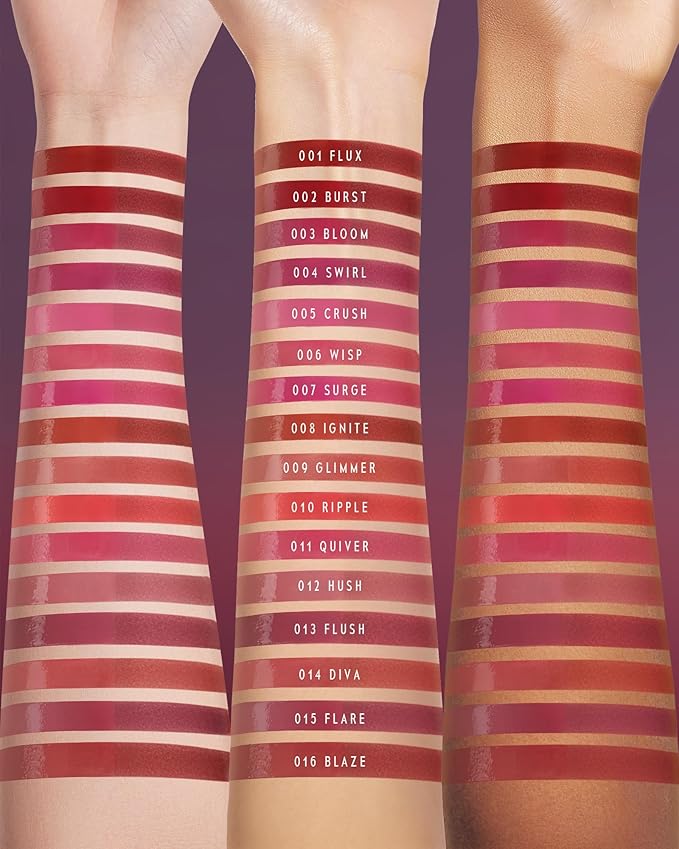 Altera Blurring Lip Tint 008 Ignite, Reddish Orange Glossy to Soft Matte Finish, Blur Lip Lines, Weightless No-Sticky Airy Velvet Texture, Vibrant Hydrating Long-Lasting Lip Makeup