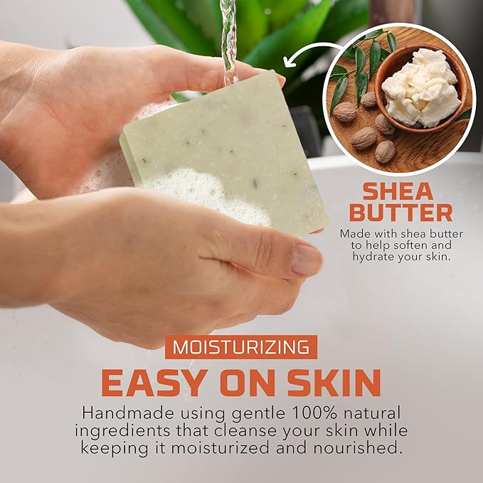 Natural Bar Soap Gift Set for Women Vegan Bath H made Cold Process Artisan with Essential Oil, Aromatic All Moisturizing Wash Soaps, Fragrant Victorian Scent (4 Pack) 1 Count (Pack of 4)