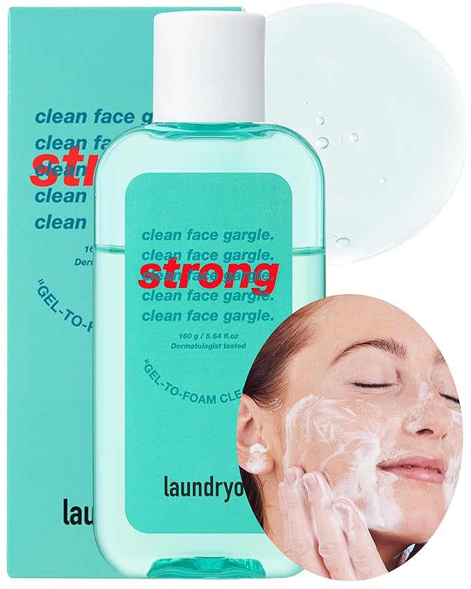 Daily Deep Facial Gel-To-Foam Strong Cleanser with Pine & Lactobacillus Extract for Exfoliating Pore Refinement and Sebrum Control to Remove Makeup and Blackheads - (5.64 fl. oz)