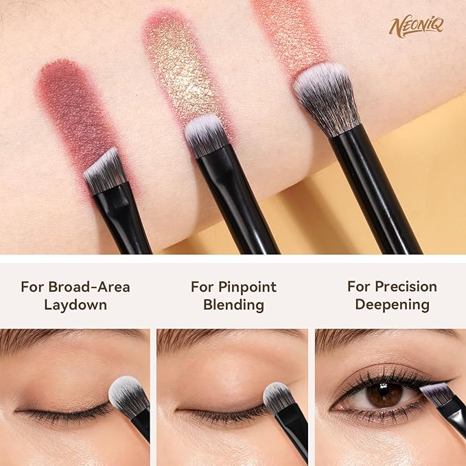 10 PCS Foundation Contour Conceal Brush Set With Bag, Makeup Brushes, Double-End Multi-functional Brushes for Foundation Powder Blush Eyeliner Eyeshadows, Professional Face Brush Set（Pink）