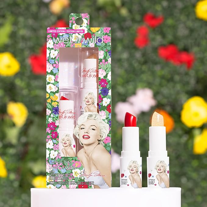 wet n wild Marilyn Monroe Collection Icon Lipstick and Balm Set