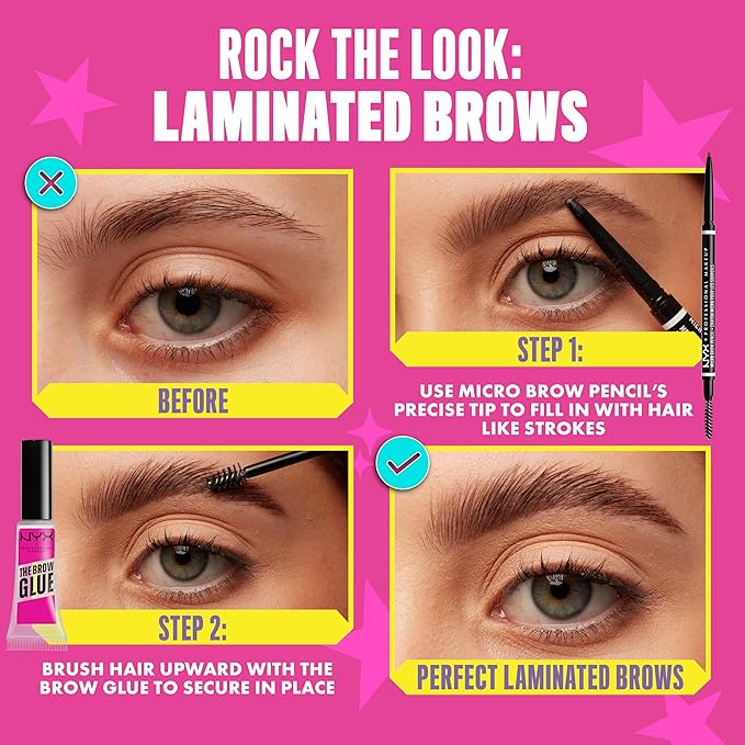 NYX PROFESSIONAL MAKEUP Micro Brow Pencil, Precise Eyebrow Pencil - Rich Auburn