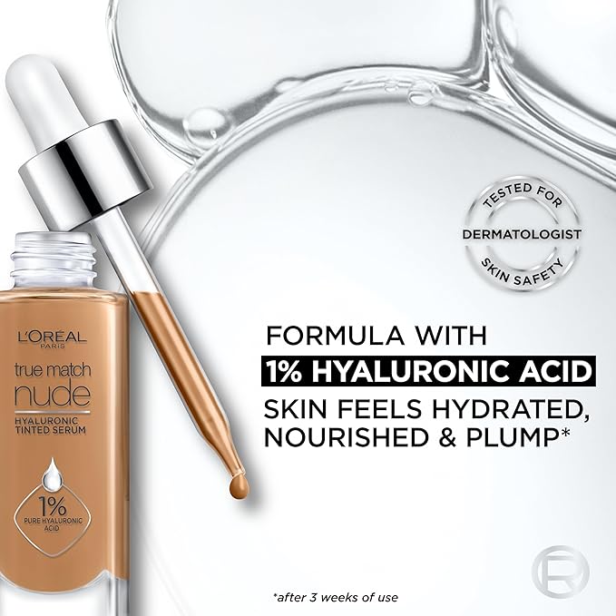 L'Oreal Paris True Match Nude Hyaluronic Foundation - Light 2-3