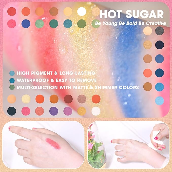 Hot Sugar Girls Makeup Kit for Teenagers, Beginner Makeup Gift Set for Women Full Makeup Kit (Bronze)