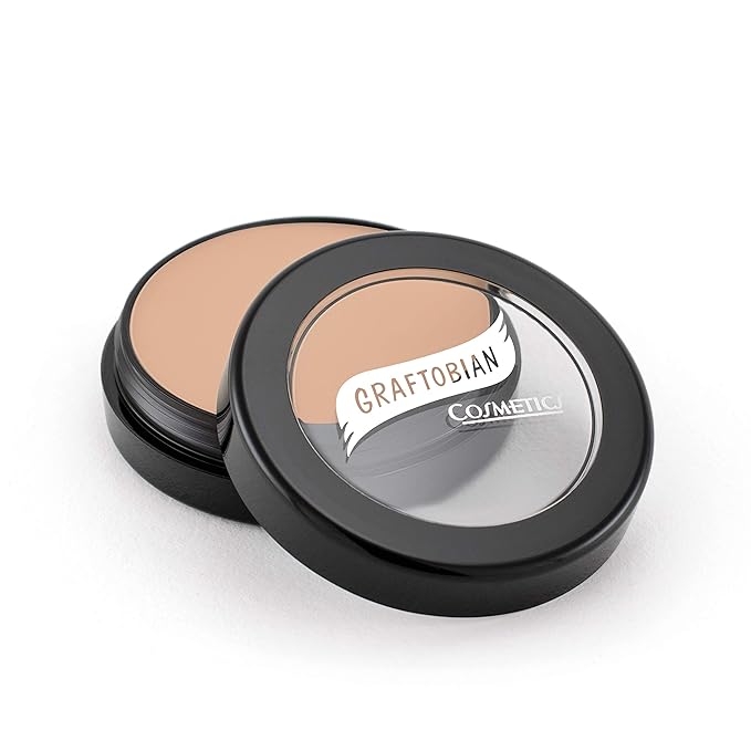 Graftobian HD Glamour Crème Foundation 1/2oz, Weightless Full Coverage Makeup, 65 Inclusive Shades, For All Skin Types, Natural or Full-Glam Looks, For Professionals and Beginners, Glamour Girl
