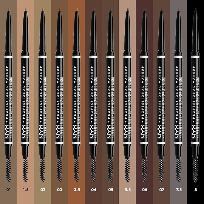 NYX PROFESSIONAL MAKEUP Micro Brow Pencil, Precise Eyebrow Pencil - Rich Auburn