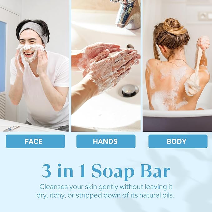 Wavertree & London Ice Cream Scented Natural Soap (8 Bars), 7oz Moisturizing French Triple Milled Soap Bars enriched with shea butter - Pure Plant Oil Bath & Body Bars for All Skin Types