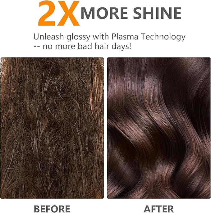 Hight Speed One-Step Volumizer Hair Dryer, 4-in-1 Hair Dryer Brush Blow Dryer & Styler Volumizer – Hot Air Straightener Brush for Frizz Control, Salon Blowout, Fast Drying with Ionic Technology