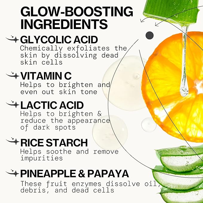 Pacifica Sheet Face Mask - 12 Pack - Glow Baby Brightening Facial Mask w/Vitamin C, Aloe & Kelp – Cooling Mask for Dark Spots & Fine Lines - Clean Beauty Vegan & Cruelty-Free Dermatologist Tested