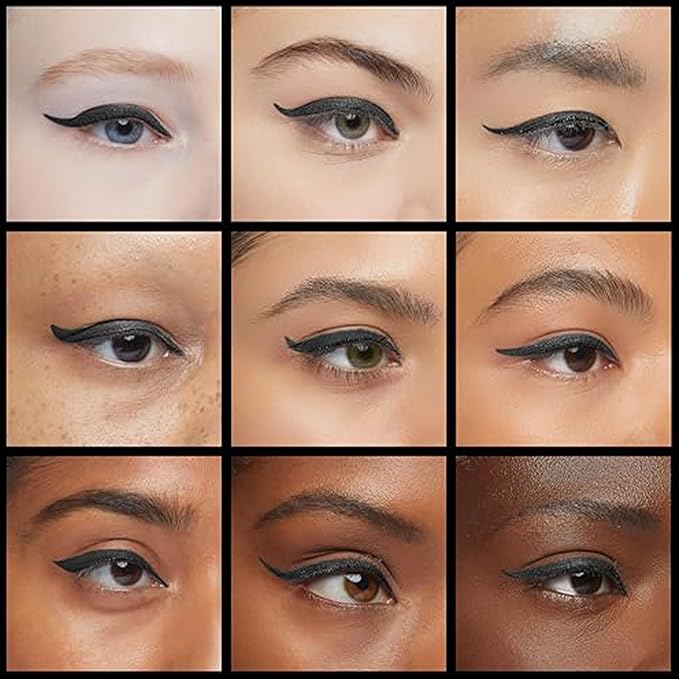 Luxillia Brown Magnetic Eyeliner for Magnetic Eyelashes, Upgraded Strongest Hold, Most Natural Look, Waterproof, Smudge Proof Liquid Liner (Pack of 2)