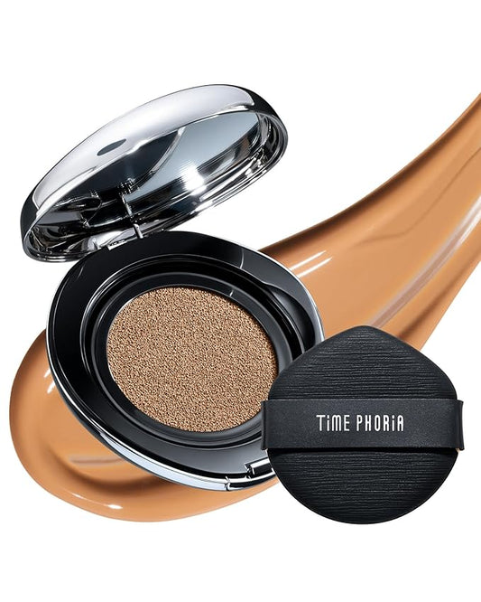 TIMELESS LUMINA MATTE PERFECTION CUSHION | Full Coverage, Weightless, Skin fit, Velvety Matte Finish, Oil-Control Waterproof Foundation, Sweatproof Flawless BB Cream CC (06 CACAO)
