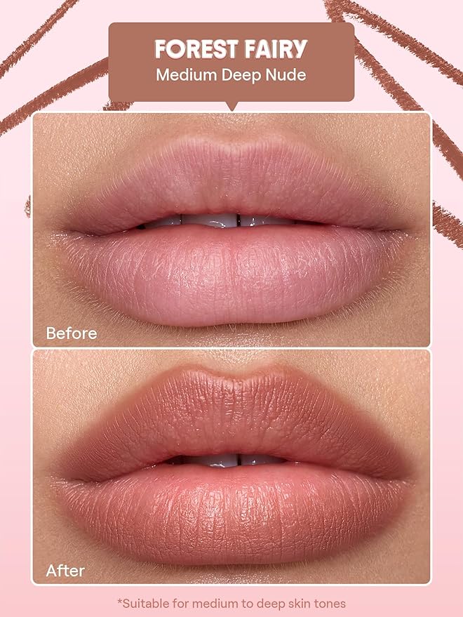 SHEGLAM Cloudline Blur Lip Liner Long Lasting,Vegan & Cruelty-Free Lip Stain-Forest Fairy