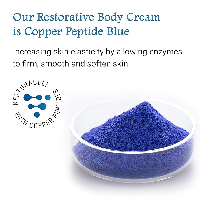 Vitali Restorative Body Cream with Copper Peptides: Advanced formula helps to diminish the appearance of fine lines and greatly improve overall texture. - 6 fl. oz.
