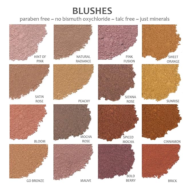 Mineral Make Up Blush, Loose Powder Makeup, Natural Makeup, Blush Makeup, Professional Makeup, Cruelty Free Makeup, Blush Powder By Demure (Hint of Pink)