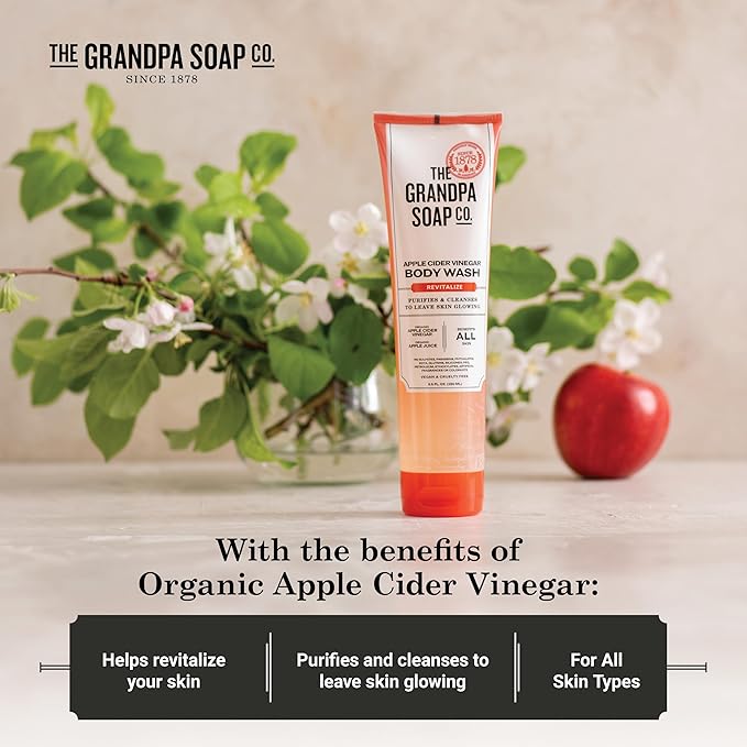 The Grandpa Soap Company Apple Cider Vinegar Body Wash - 9.5 Fl Oz