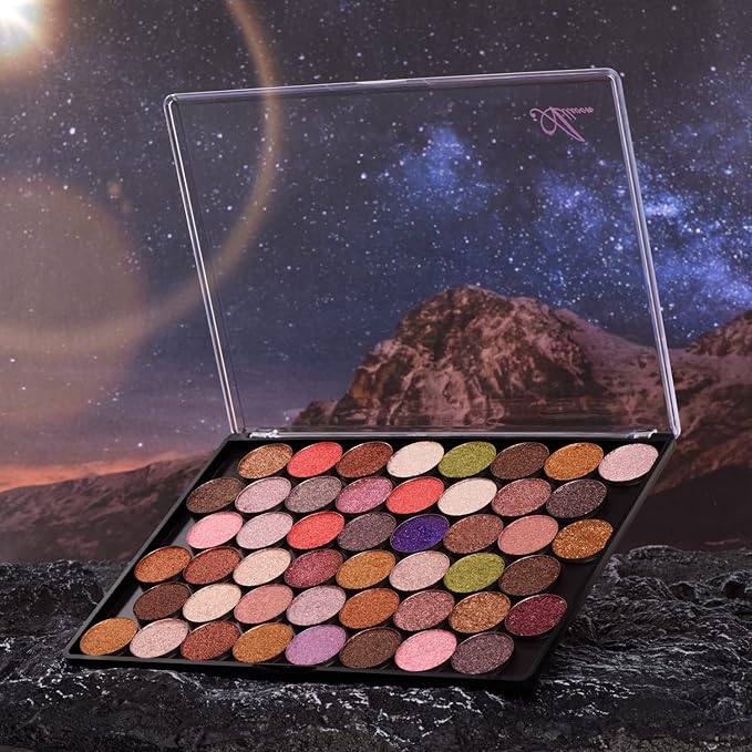 Allwon Large Empty Magnetic Transparent Plastic Makeup Palette for Eyeshadow Lipstick Blush Powder