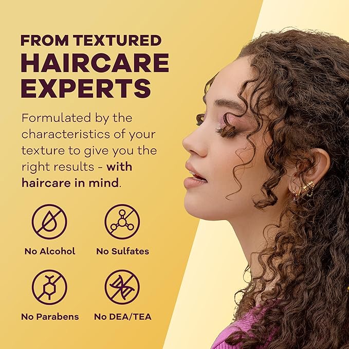 Eco Style, Texture Edit, Kurvy Shine Lightweight Sheen for Type 2a to 2c wavy hair - Finish off any style by adding rich nutrients for a perfectly glorious glow with frizz control. 6 oz.