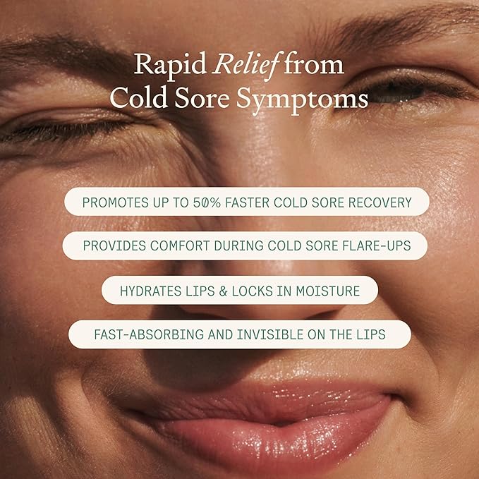 Lip Hydration Balm for Dry, Cracked Lips – Intense Daily Moisture + Cold Sore Relief – Powered by 5 Plant Flavonoids & XDF™ Technology – 5g