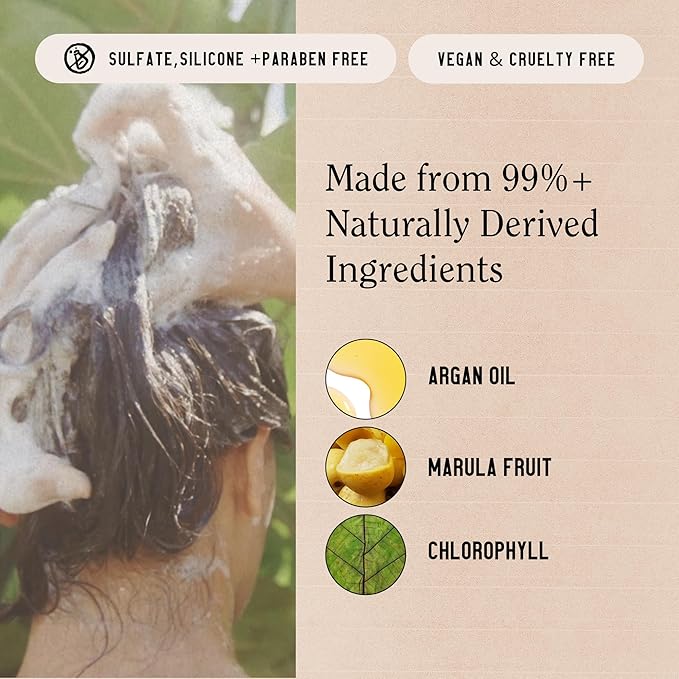 California Naturals Super Moisture Shampoo for Dry Damaged Hair, Hydrating Shampoo, Scalp & Hair Care for Women & Men, Natural, Vegan, Cruelty, Paraben & Sulfate Free, Color Safe, 20 fl oz