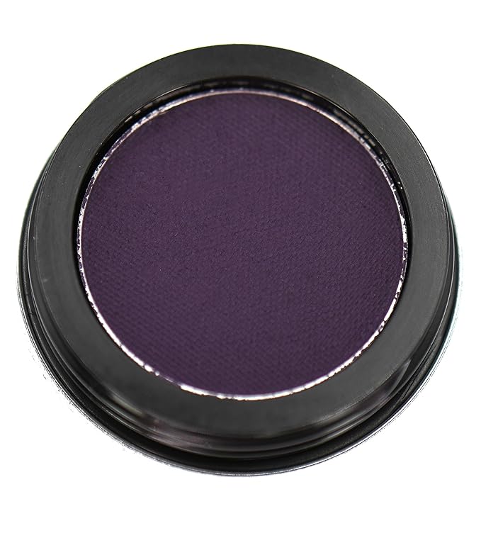 Matte Violet Eggplant Satin Lavender Deep Purple Cake Eyeliner & Pressed Eyeshadow, Water Activated Powder; Gluten & Cruelty Free