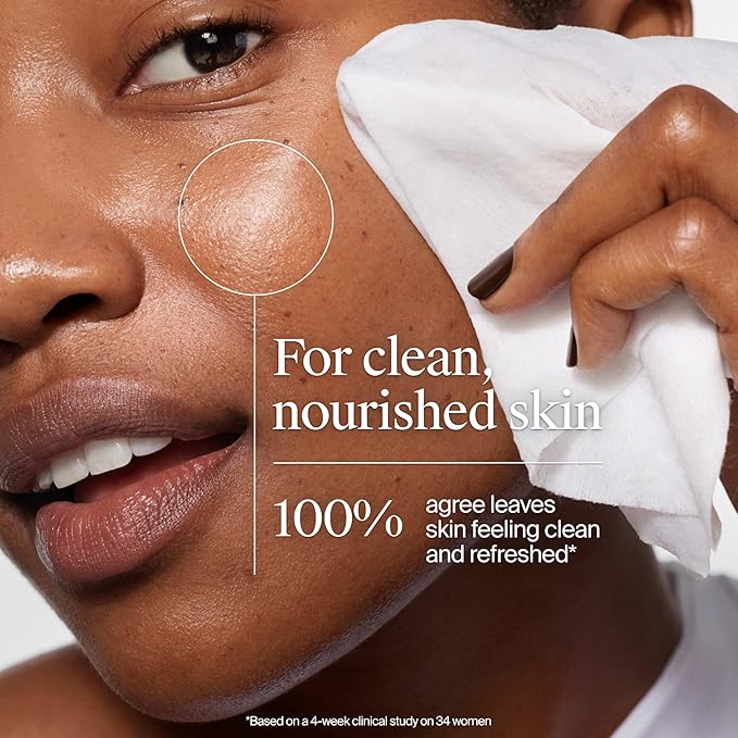 Neutrogena Fragrance-Free Makeup Remover Wipes, Daily Facial Cleanser Towelettes, Gently Removes Oil & Makeup, Alcohol-Free Makeup Wipes, Twin Pack, 2 x 25 ct
